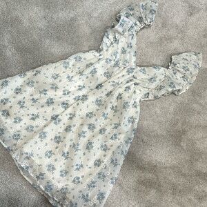 Nwt Jessica Simpson blue floral mini dress